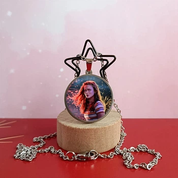 Кулон Макс 1 из сериала Очень странные дела 4 сезон Stranger Things Нержавеющая сталь 25 мм