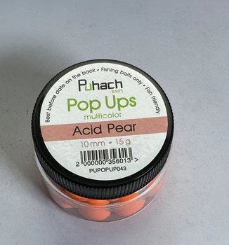 Плаваючий бойл Puhach поп ап Pop Ups 10 mm Multicolor - Acid Pear (ГРУШКА),PUPOPUP043
