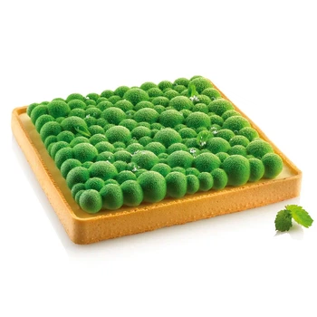 Форма для тартов BUBBLE 455 мл Silikomart (KIT TARTE RING BUBBLE 200x200 MM)