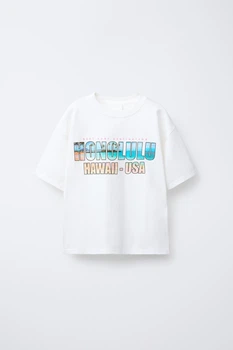 Футболка для девочки Zara 164 размер белая 6224703250