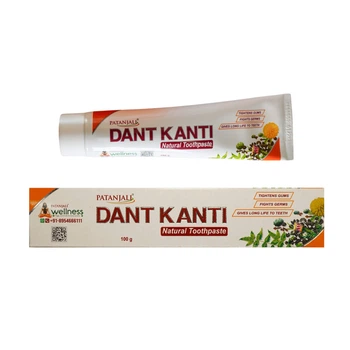 Зубная паста Дент канти натурал Патанджали Dant kanti natural toothpaste Patanjali комплексная защита 100 мл (00231)