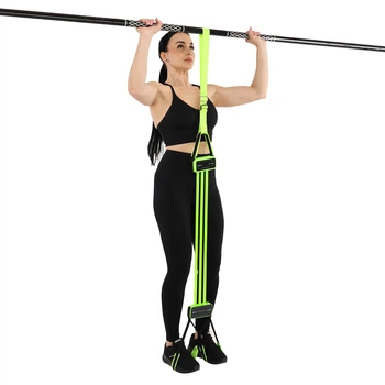Эспандер для подтягиваний с петлями для ног гравитрон SP-Sport Pull Up Resistance Band 8734