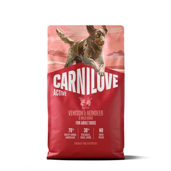 Сухий корм для активних собак з оленіною та кабаном Carnilove Active Venison & Reindeer & Wild Boar, 4 кг