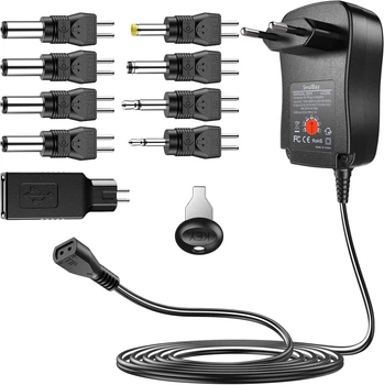 Универсальный блок питания SoulBay 30W 3-12V с USB и 9 насадками SB-30