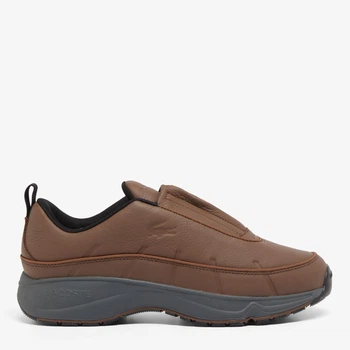 Мужские сникеры кожаные Lacoste 613642294 41 Коричневые (1159861426)