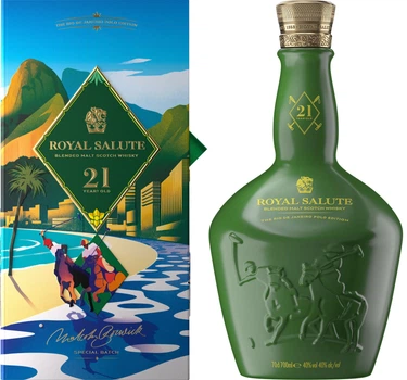 Виски Royal Salute The Polo Edition Rio 21 год выдержки 0.7 л 40% в подарочной упаковке (5000299637470)