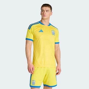 Мужское домашнее джерси Ukraine 26 Replica adidas JZ4622 (2XL) желтый (4068821282698)