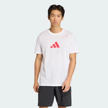 Мужская футболка Padel Category Graphic adidas KE9639 (XL) белый (4068821830417)