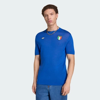 Мужское джерси Italy 70s adidas JN3706 (S) синий (4068816253733)