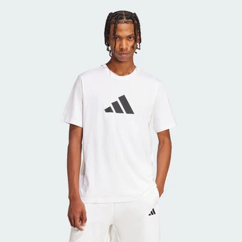 Мужская футболка Future Icons 3 Bar Logo adidas JD4913 (S) белый (4067891047138)