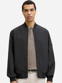 Бомбер чоловічий Jack & Jones 12291947-Black M Чорний (5715868669874)
