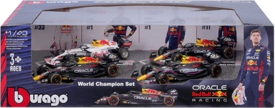 Zestaw metalowych modeli Bburago Red Bull Racing 1:43 4 szt 18-38092 (4893993380923)