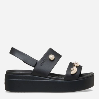 Жіночі сандалії Crocs Bklyn Pinnacle Embellishment 4U 212781-072 41-42 (W10) 26 см Black (198445403484)