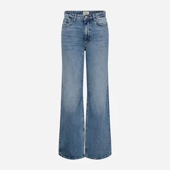 Джинси Baggy жіночі ONLY 15371936-Medium Blue Denim 26-30 Сині (5715872582527)