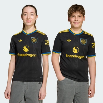 Детское джерси Manchester United 25/26 Third Kids adidas KD4227 (140) черный (4068806948526)