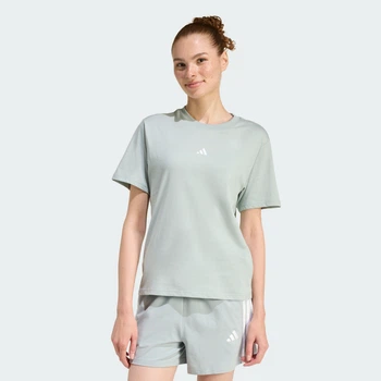 Жіноча футболка Essentials Small Logo Cotton adidas KC5248 (S) зелений (4068805233821)