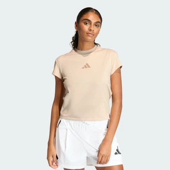 Женская футболка adidas Z.N.E. Baby adidas KC7740 (XL) бежевый (4068822030892)