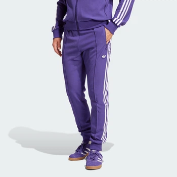 Чоловічі архівні спортивні штани Real Madrid Terrace Icons adidas JF2579 (L) фіолетовий (4067887484657)