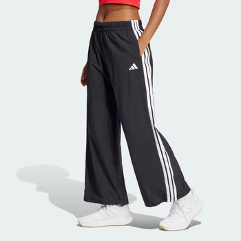 Жіночі спортивні штани Essentials 3-Stripes Lifestyle Woven Parachute adidas JE1306 (L) чорний (4067902887456)