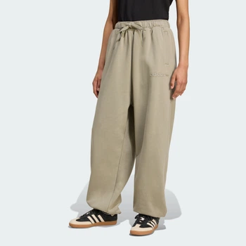 Женские джоггеры Essentials Linear Oversized adidas JX3141 (XL) зеленый (4068807495487)