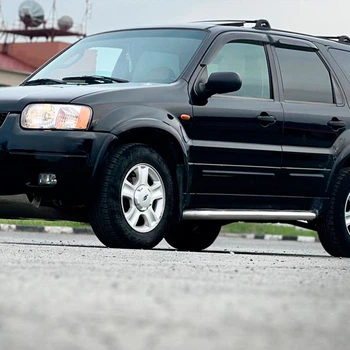 Дефлекторы окон VL-Tuning на Ford Escape I / Maverick II 2000-2007 5d (накладные)