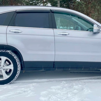 Дефлекторы окон VL-Tuning на Honda CR-V III 2006-2011 (накладные)