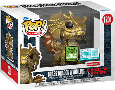 Фигурка Латунный Дракончик — Funko Pop! DUNGEONS & DRAGONS: BRASS DRAGON WYRMLING #1201