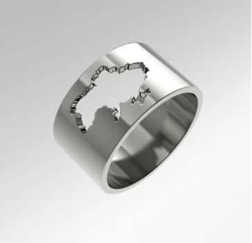 Серебряное кольцо Лазурит Лазурит Патриотическое Украина 18 (10378р)