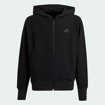 Детское худи Z.N.E. Woven Full-Zip adidas IN6964 (128) черный (4067887256575)
