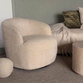 Крісло поворотне 360° Lola Wheat relief