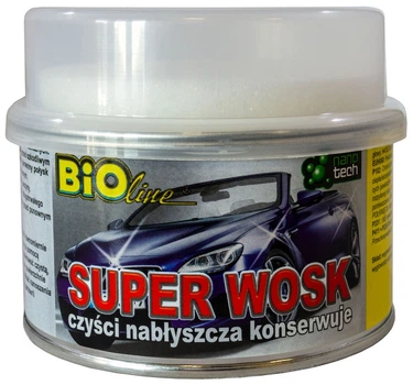 Поліроль для кузова з воском 190 мл BioLine Super Wosk (з губкою)