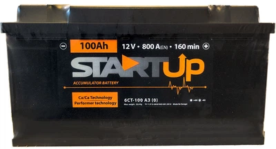 Аккумулятор 100 обратная (+ справа) 800A Startup Супер Економ