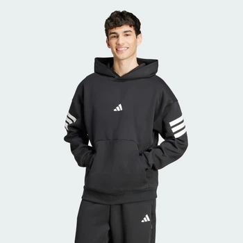 Мужское худи Future Icons 3-Stripes adidas JD4838 (S) черный (4067906100834)