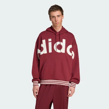 Мужское худи Premium adidas JV7618 (XL) Бордовый (4068808783729)