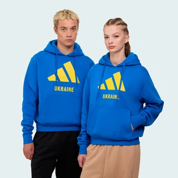 Худи Ukraine adidas KF0575 (S) синий (4068816773415)