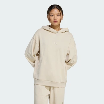 Женское худи ALL SZN French Terry Loose adidas JY7784 (XS) бежевый (4068822307840)