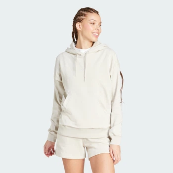 Женское худи Essentials Small Logo French Terry adidas JC5934 (L) бежевый (4067891014918)