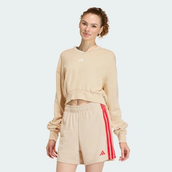 Женский свитшот STADIUM CREW adidas JY6969 (XS) бежевый (4068822878418)