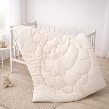 Одеяло Mirson всесезонное Односпальное 140x150 см Шерсть №0519 Sleepy Friends Боббі (2200013033561)