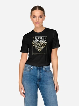 Футболка женская ONLY 15307292-Black S Черная (5715729538424)