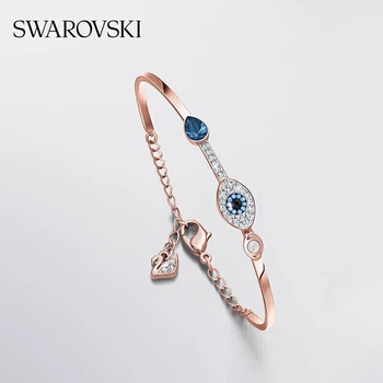 Браслет SWAROVSKI с символом «Злой глаз», подарок на день рождения для женщин, 5171991