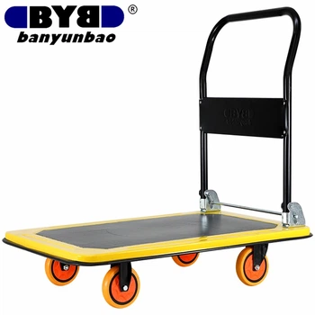 Тележка BYB HW6200 стальная, платформа, грузоподъемность 400 кг, 90x60 см