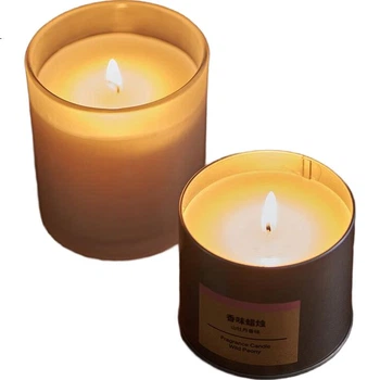 Ароматическая свеча MUJI, ароматерапия, яркая и жизнерадостная, 200 г, романтическая ароматическая свеча для дома, подарок, подарок на день рождения.