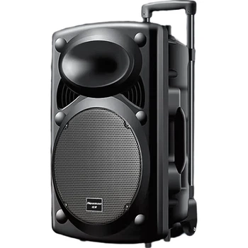 Newmine B12 Square Dance 12-дюймовий зовнішній гучномовець Bluetooth-колесо портативна електрична дерев'яна гітара інструмент для гри в караоке бас-гітара вуличний продавець ріг адаптер