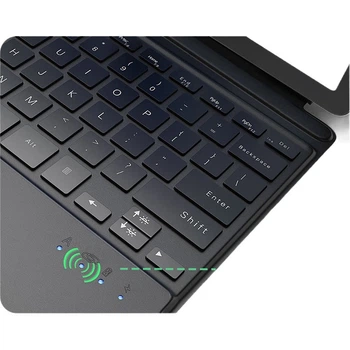 Клавиатура-чехол CangHua для Microsoft Surface Pro 4/5/6/7+/Pro 7, ультратонкая матовая поверхность из микрофибры с подсветкой и высокоточным тачпадом.