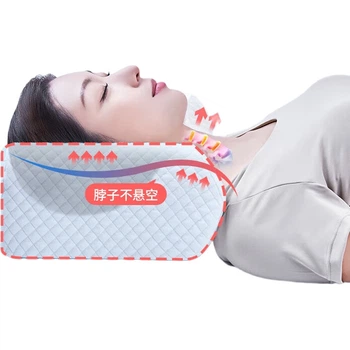 Подушка для сна Aeromax Anti-Side Sleeping Cervical Pillow, подушка для сна с эффектом памяти, фиксированная, вертикальное положение, без давления на лицо, косметическая подушка, подушка против морщин