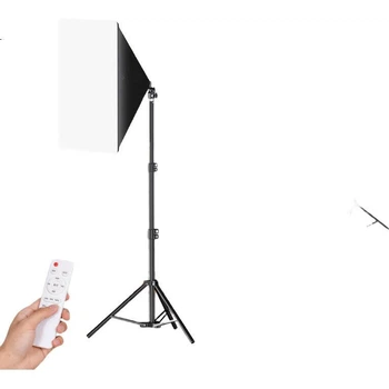 Shuotu Live Streaming Fill Light, Photography LED Soft Light, Portable Camera, Influencer Streamer Lighting, Soft Box, Beauty Light, Props, Photography Studio Complete Set, Live Streaming Stand-Special Equipment, Lamp Stand