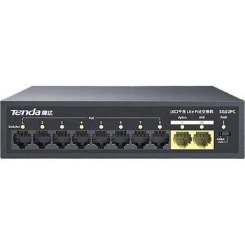 Коммутатор Tenda SG10PC 10-Port Gigabit 8-Port PoE