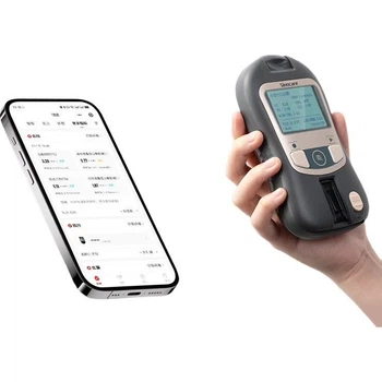 Sinocare — прибор для измерения уровня липидов и глюкозы в крови, медицинский прецизионный тест на общий холестерин и триглицериды, домашний прибор для измерения уровня липидов в крови + 15 тест-полосок.