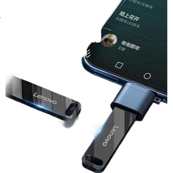 Флеш-накопитель Lenovo SX1 Speed Core Series 16 ГБ USB 2.0, цвет «оружейная сталь», прочный металлический корпус, незаменим для бизнеса и офиса.